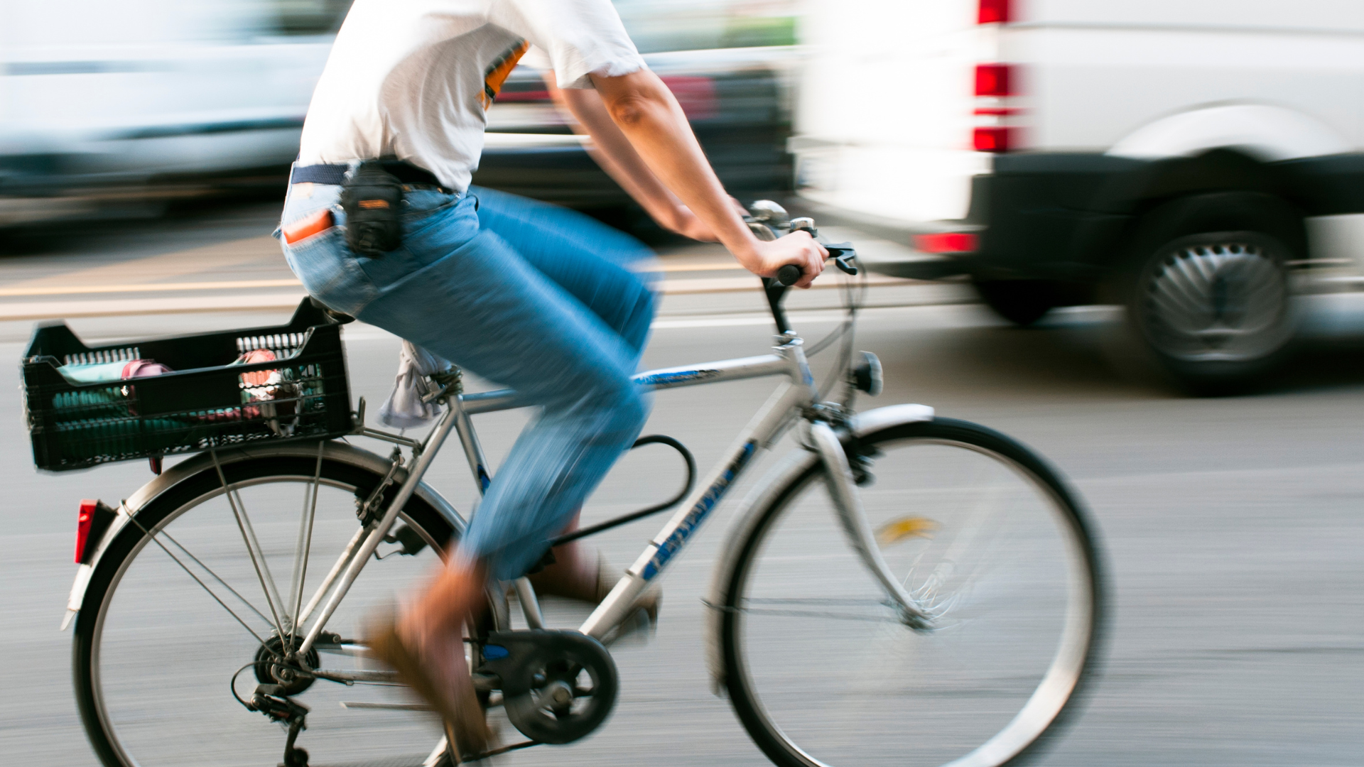 自転車　かおなし